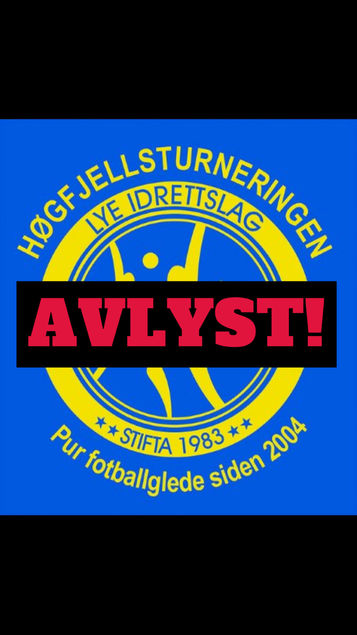 Høgfjellsturneringa avlyst!